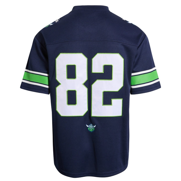Navy blue NRL gridiron jersey with number 82 on