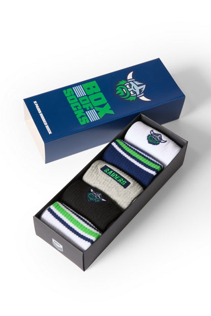 Canberra Raiders Boxed Socks (5pk)