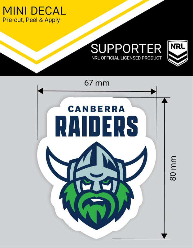 Canberra Raiders Car Sticker Mini