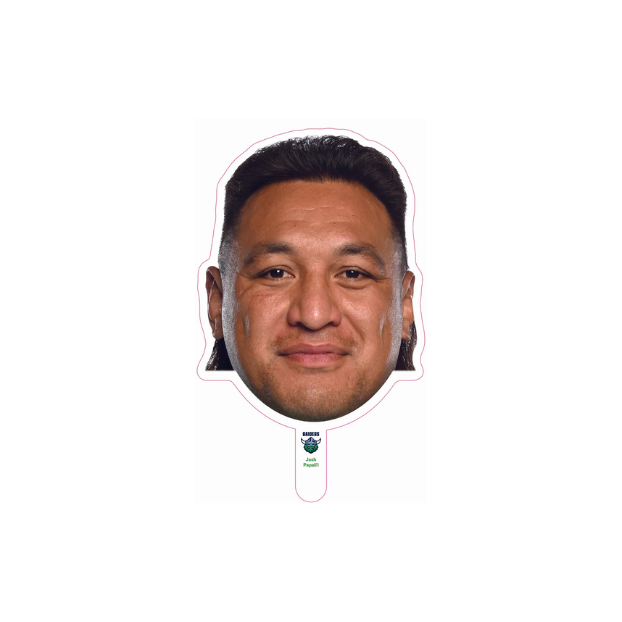 Canberra Raiders Player Head Cutouts - SMALL