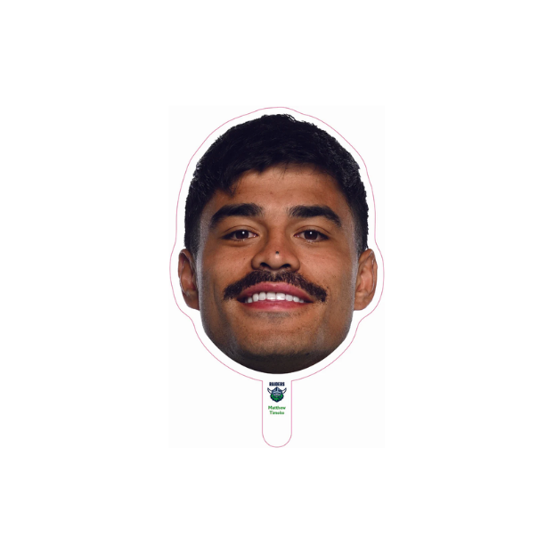 Canberra Raiders Player Head Cutouts - SMALL