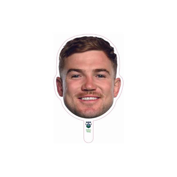 Canberra Raiders Player Head Cutouts - SMALL