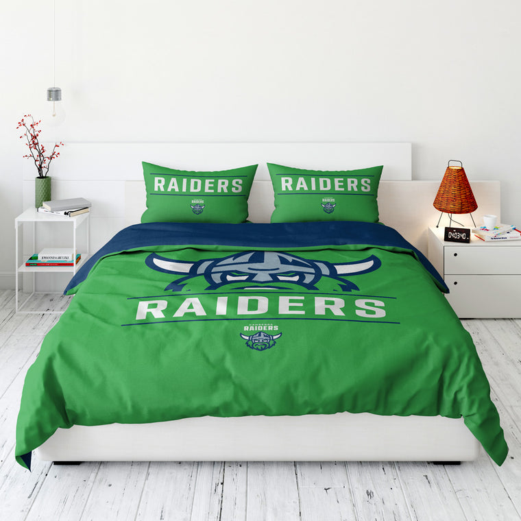 Canberra Raiders Quilt Cover - Double