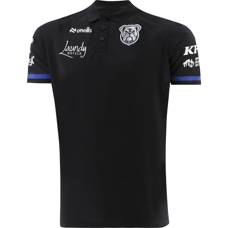 Canterbury Bulldogs 2026 Mens Players Media Polo - Black