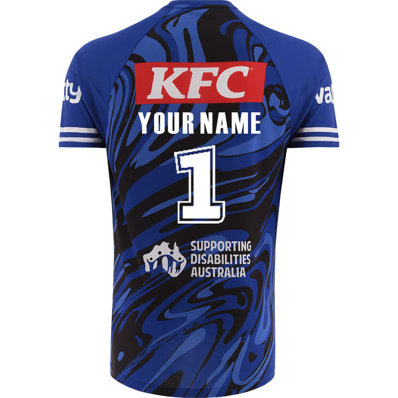 Canterbury Bulldogs 2026 Mens Players Training Shirt - Blue