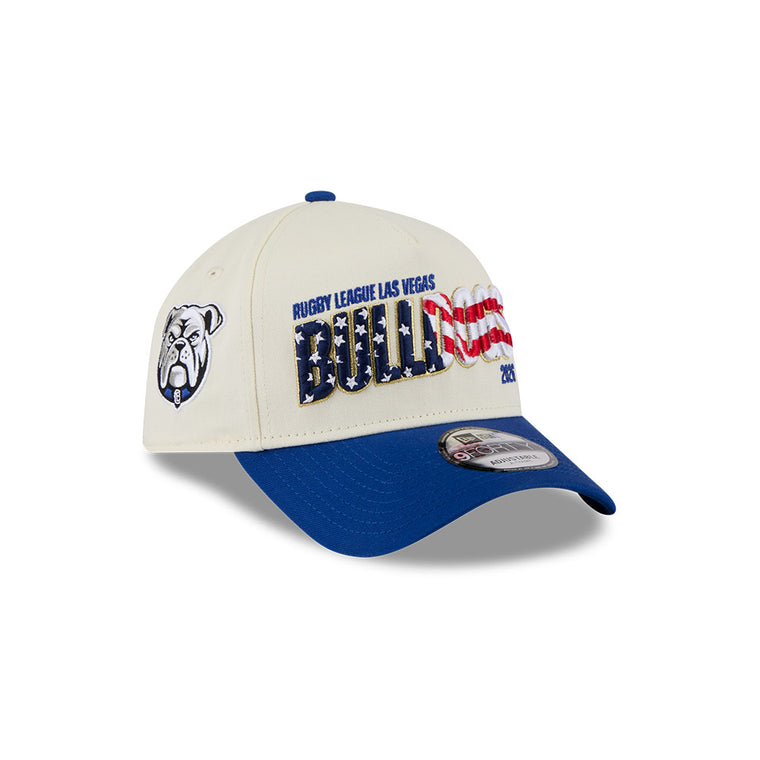 Canterbury Bulldogs Las Vegas 2026 9FORTY A-Frame Snapback - Flag
