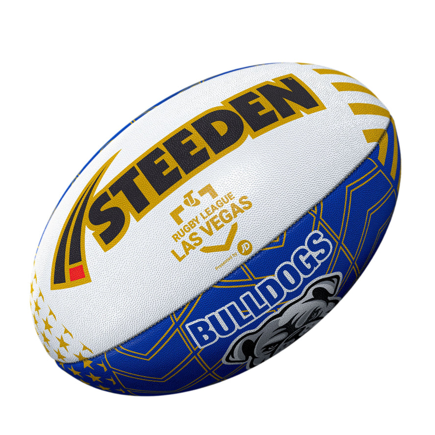 Canterbury Bulldogs Las Vegas 2026 Steeden Supporter Football - Large