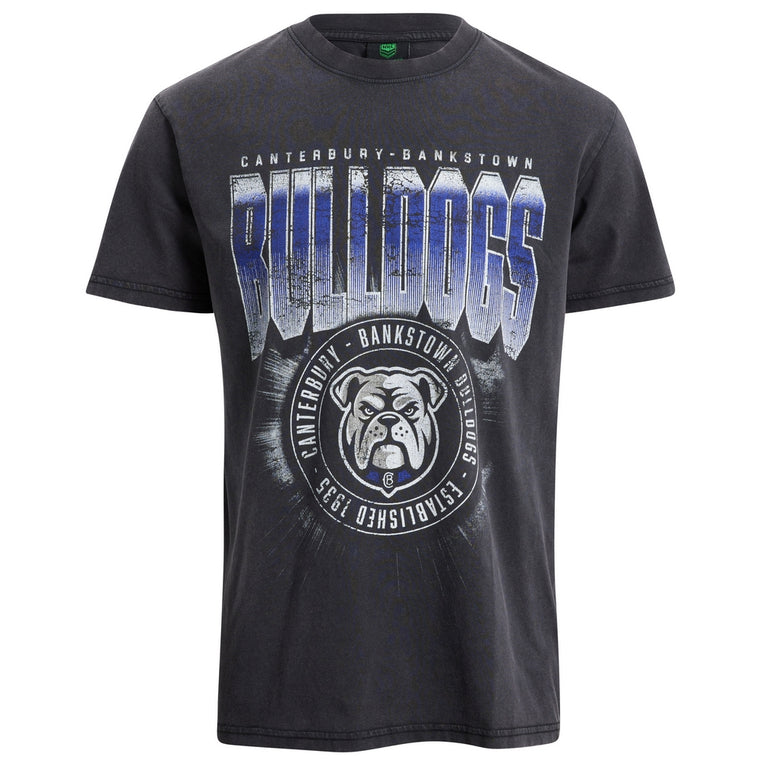 Canterbury Bulldogs Mens Supporter Shirt - Washed