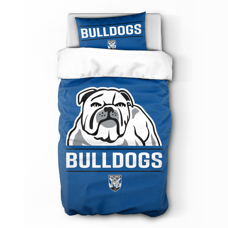 Canterbury Bulldogs Quilt Cover - Single