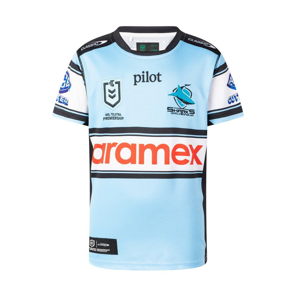 Cronulla Sharks 2026 Kids Home Jersey