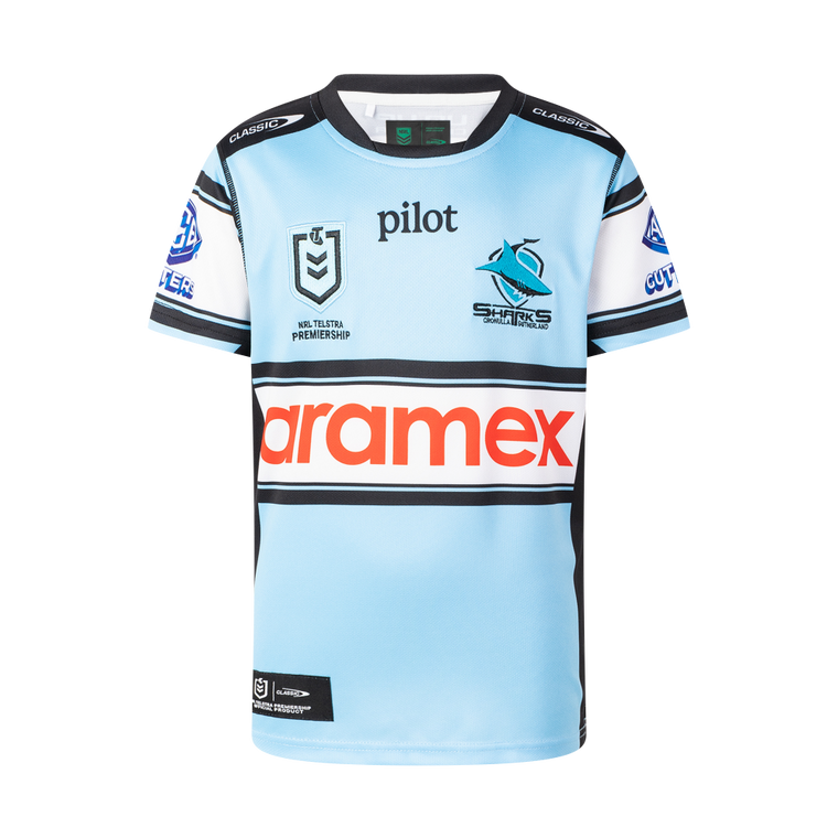Cronulla Sharks 2026 Kids Home Jersey