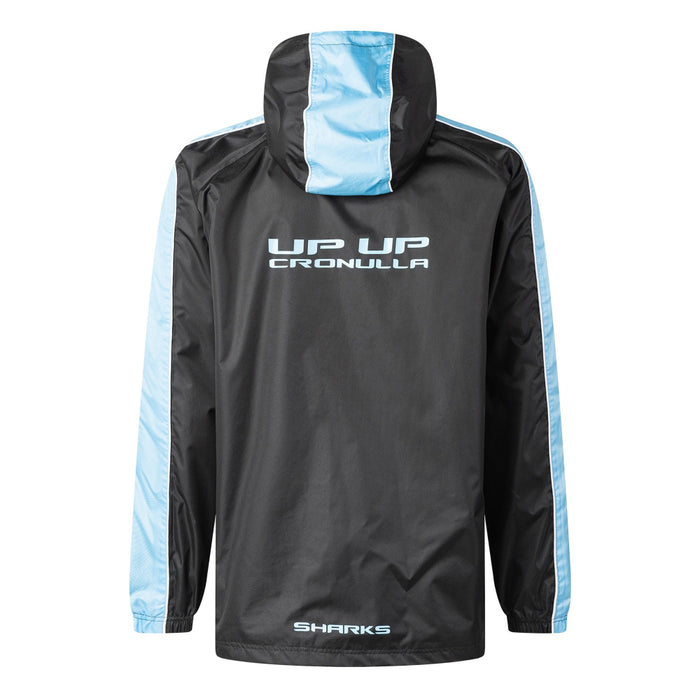 Cronulla Sharks 2026 Mens Players Wet Weather Jacket