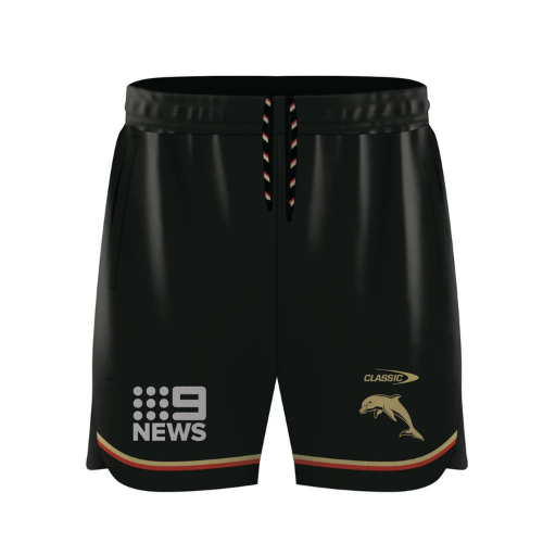 Dolphins 2024 Mens Players Training Shorts - Charcoal Grey