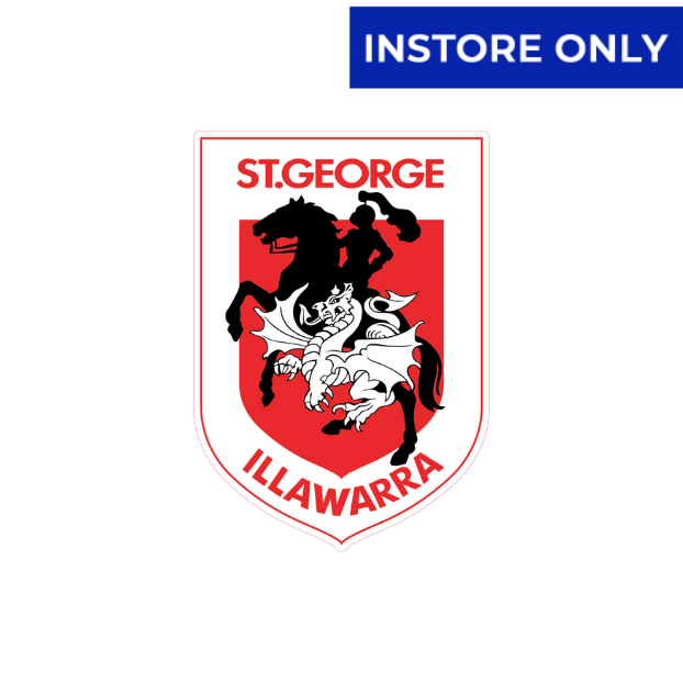 St George Illawarra Dragons NRL Logo Cutouts - LARGE