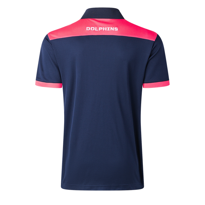 Dolphins 2026 Mens Players Media Polo - Navy