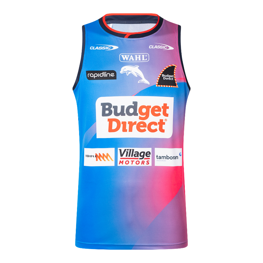 Dolphins 2026 Mens Players Training Singlet - Pink