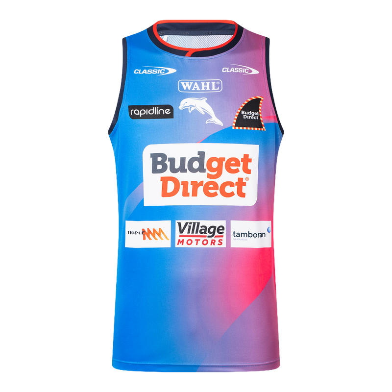 Dolphins 2026 Mens Players Training Singlet - Pink