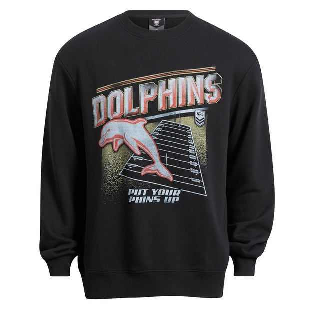 Dolphins Adults Crew Jumper