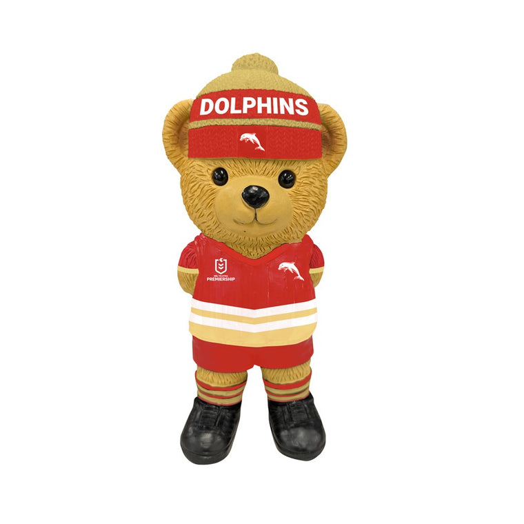 Dolphins Bear Statue