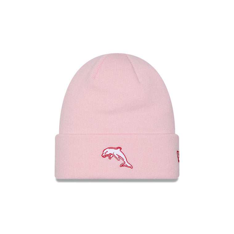Dolphins New Era Beanie - Pink