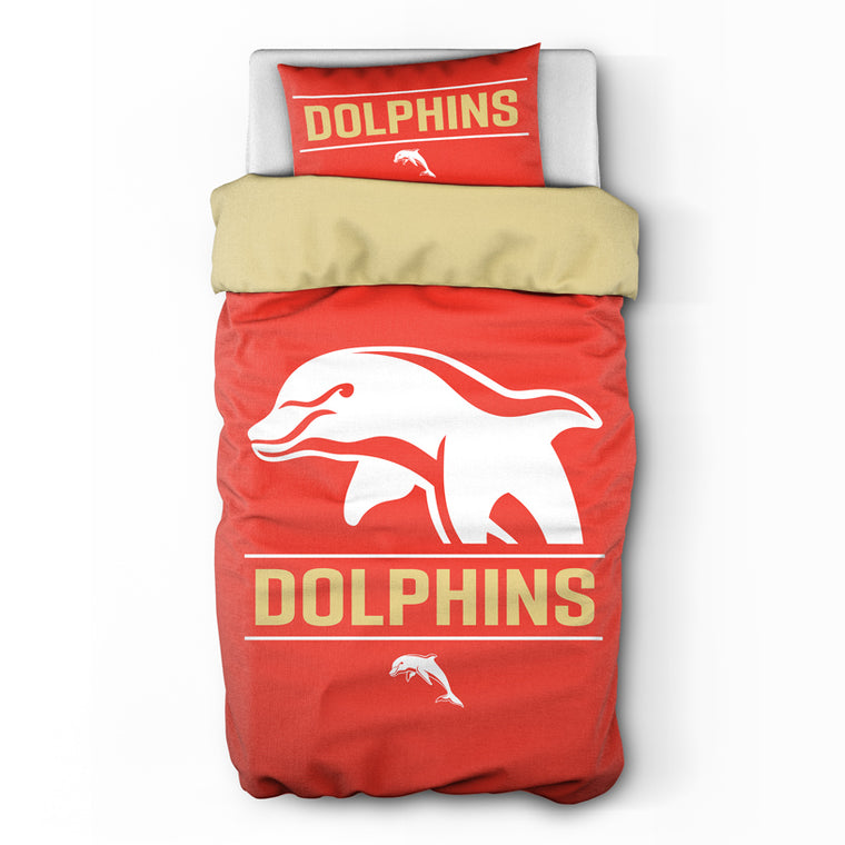 Dolphins Quilt Cover - Single