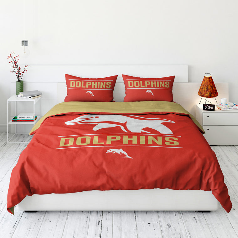 Dolphins Quilt Cover - Double