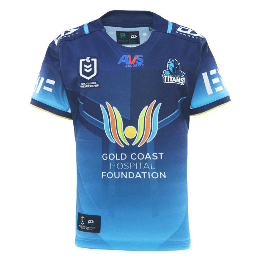 Gold Coast Titans 2026 Kids Home Jersey