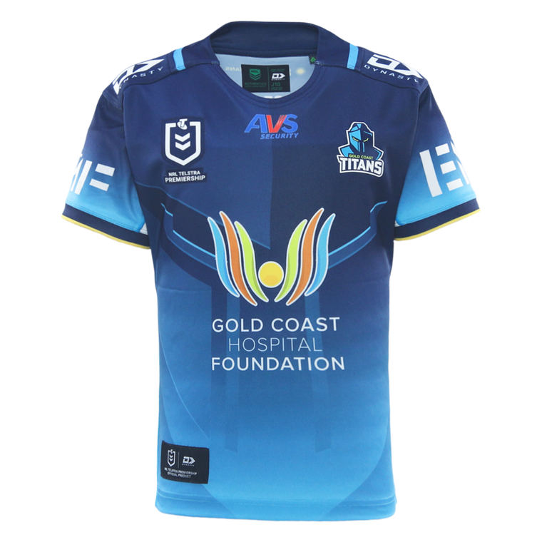 Gold Coast Titans 2026 Kids Home Jersey