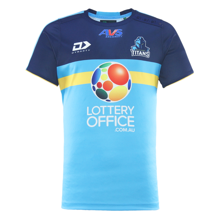 Gold Coast Titans 2026 Mens Coaches Training Shirt - Blue
