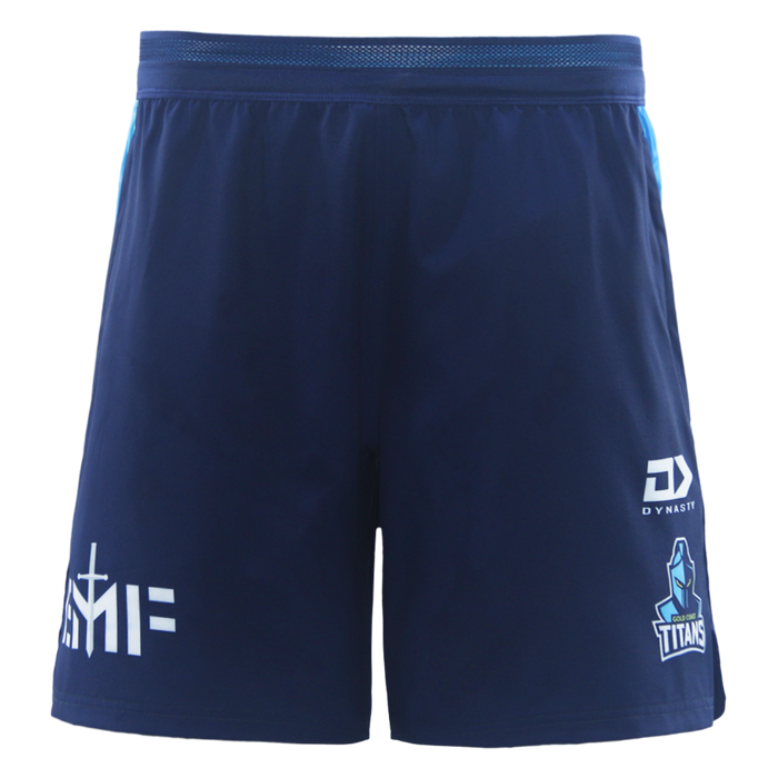 Gold Coast Titans 2026 Mens Players Training Shorts - Navy