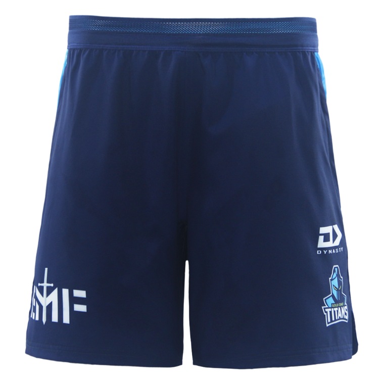 Gold Coast Titans 2026 Mens Players Training Shorts - Navy
