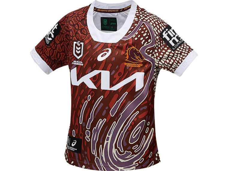 Brisbane Broncos 2024 Kids Indigenous Jersey