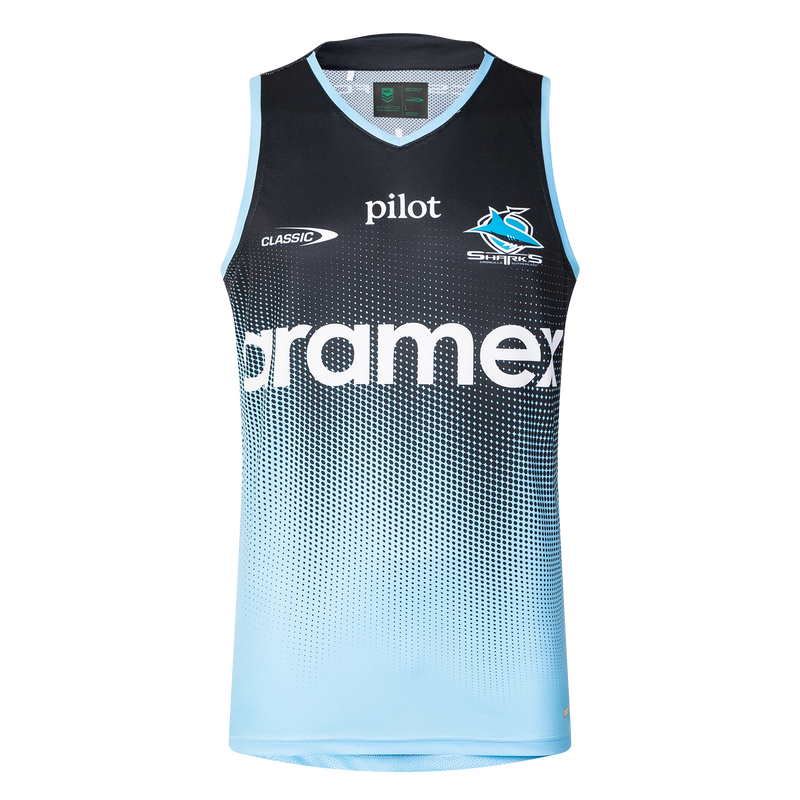 *PRE ORDER DEC* Cronulla Sharks 2025 Mens Players Training Singlet