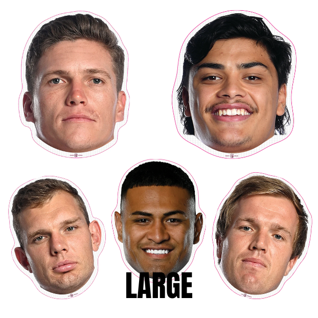 *PRE ORDER DEC* Manly Sea Eagles Player Head Cutouts - LARGE