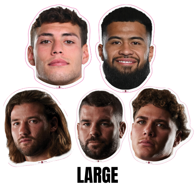 *PRE ORDER DEC* Brisbane Broncos Player Head Cutouts - LARGE