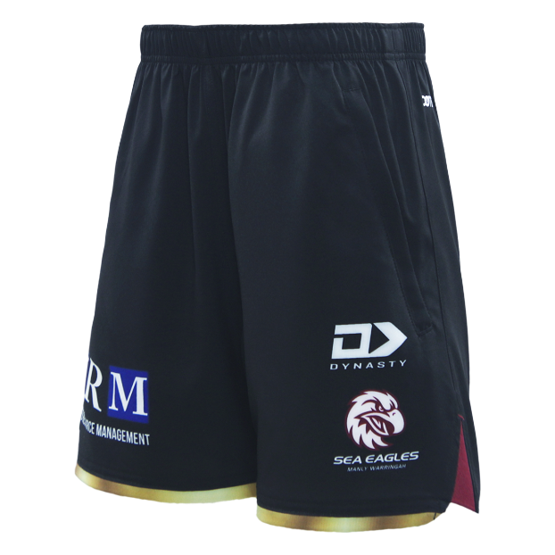 Manly Sea Eagles 2025 Mens Players Training Shorts Back
