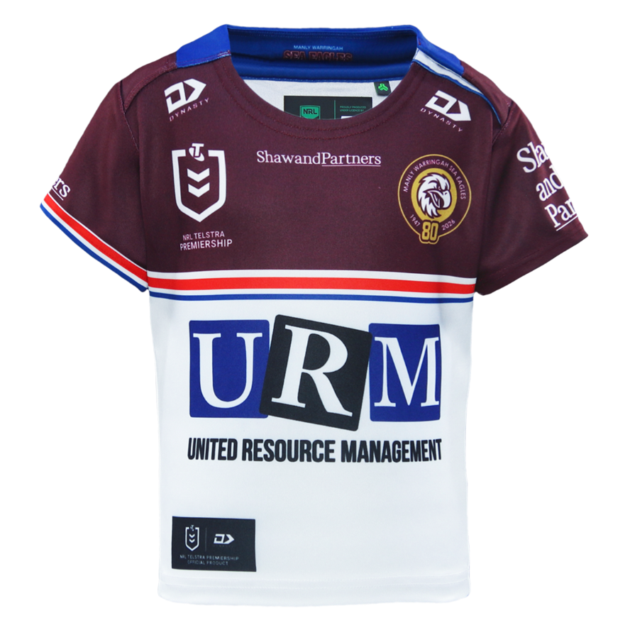 Manly Sea Eagles 2026 Baby / Toddler Home Jersey