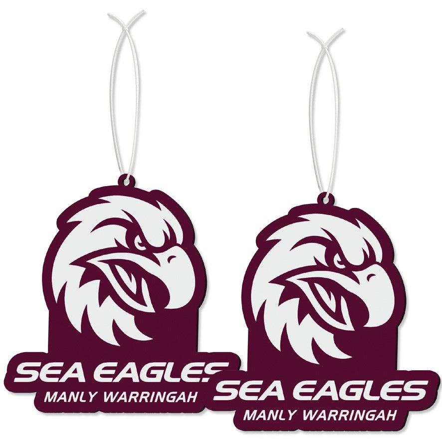 Manly Sea Eagles Air Freshener (2pk)