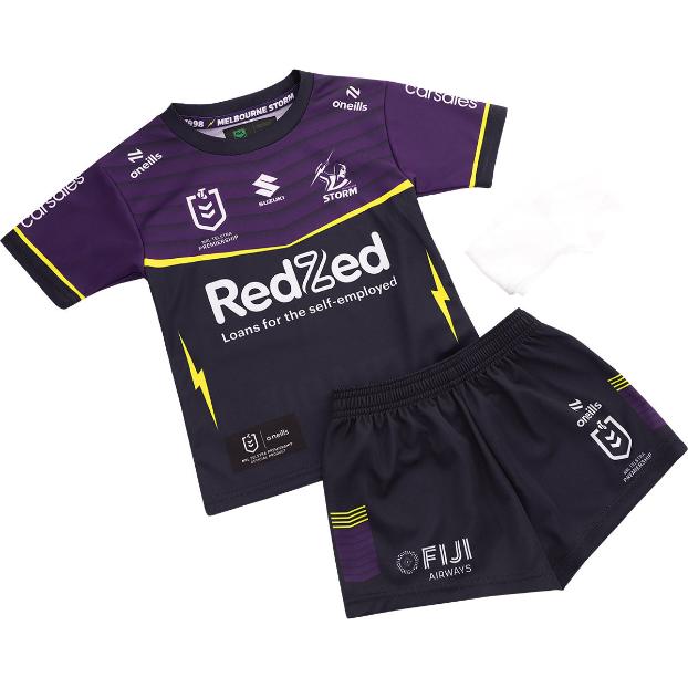 Melbourne Storm 2025 Baby / Toddler Home Jersey Set