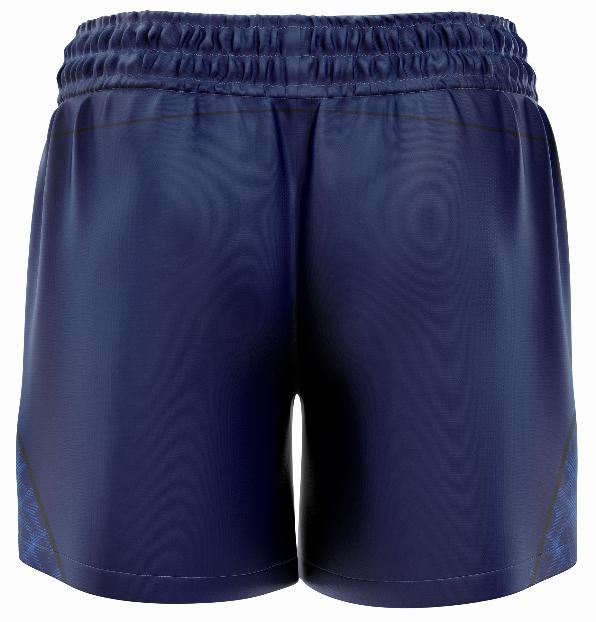 Melbourne Storm 2025 Kids Players Training Shorts Back