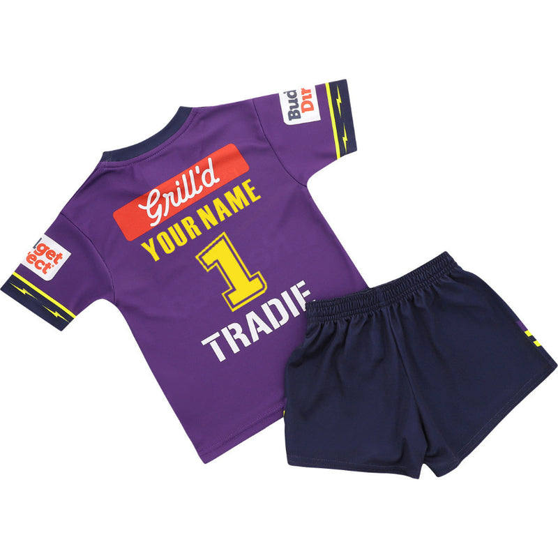 Melbourne Storm 2026 Baby / Toddler Home Jersey Set