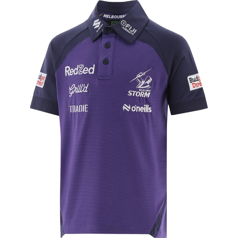 Melbourne Storm 2026 Mens Players Media Polo