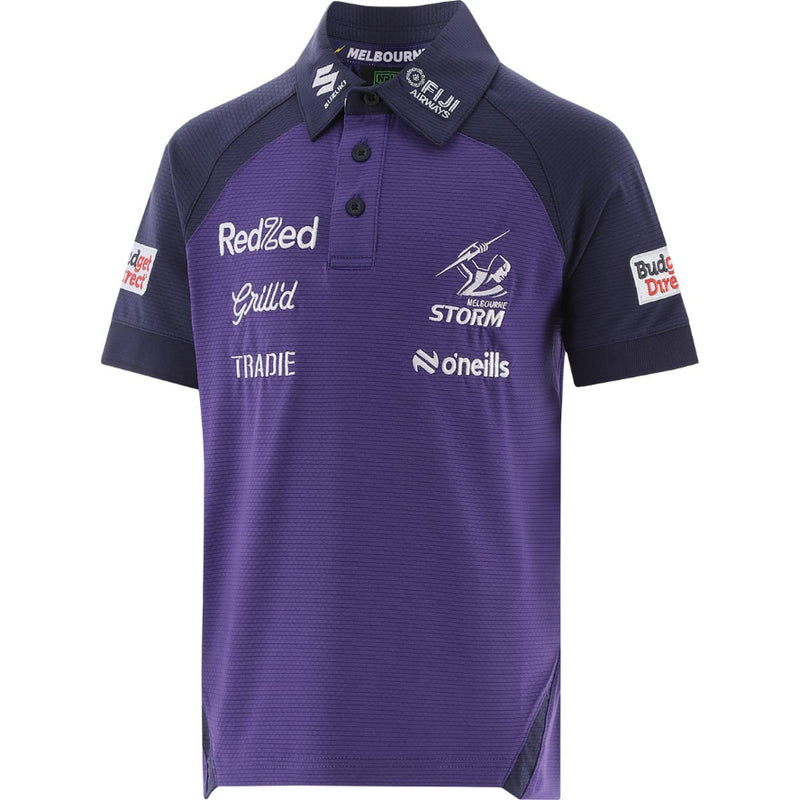 Melbourne Storm 2026 Mens Players Media Polo