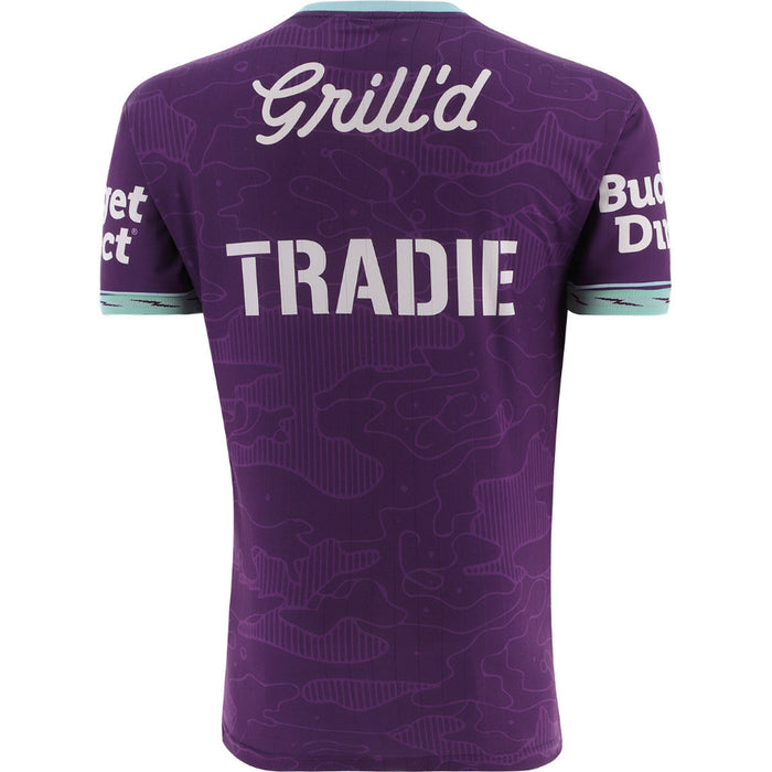 Melbourne Storm 2026 Mens Players Training Shirt - Purple