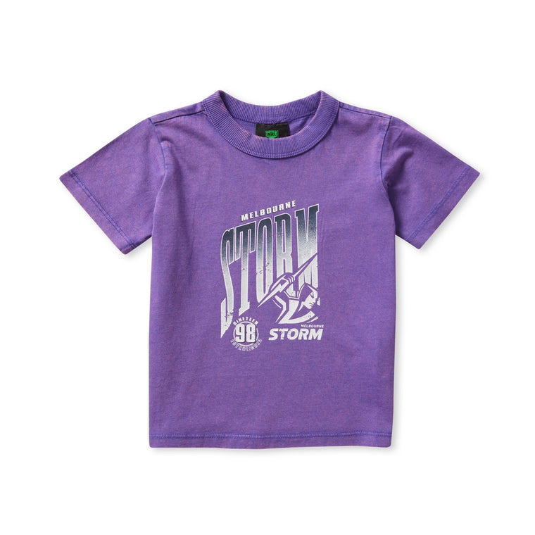 Melbourne Storm Toddlers Supporter Shirt - Washed