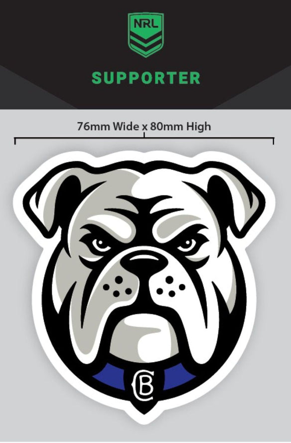 Canterbury Bulldogs Car Mini Sticker