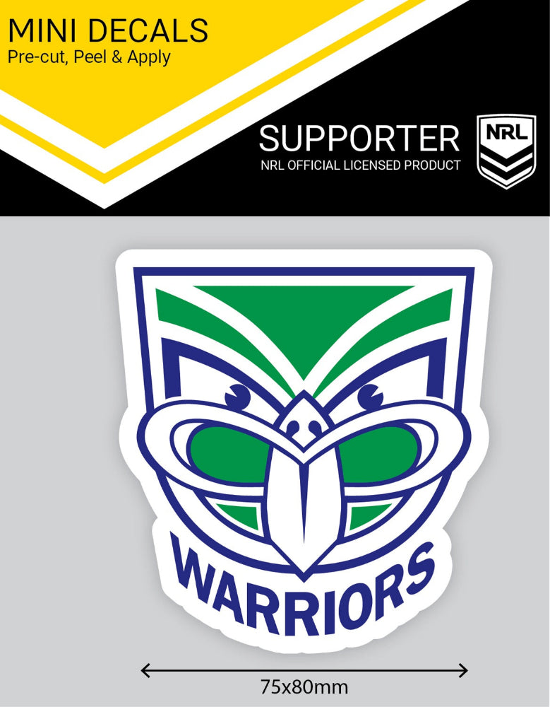 New Zealand Warriors Car Stickers Mini