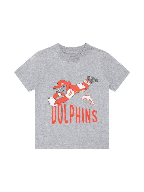 Dolphins Toddlers / Kids Supporter Shirt - Phinny Grey