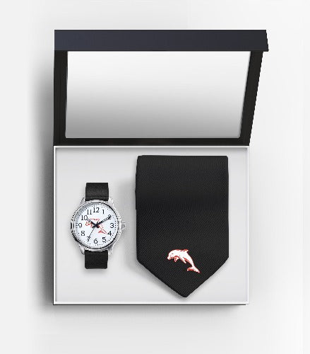 Dolphins Watch & Tie Gift Set