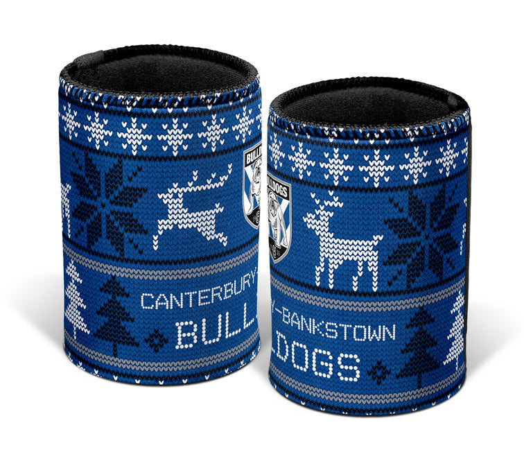 Canterbury Bulldogs Stubby Cooler - Christmas